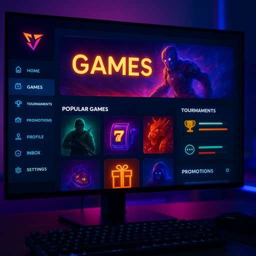 Hero banner for P666 website example showing a vibrant gaming dashboard with neon accents and a modern, trustworthy layout. The image conveys excitement and clarity, inviting Pakistani players to explore a sample page.